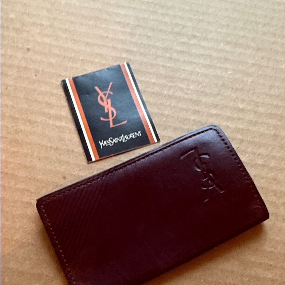 Yves Saint Laurent Deep Red Key Holder